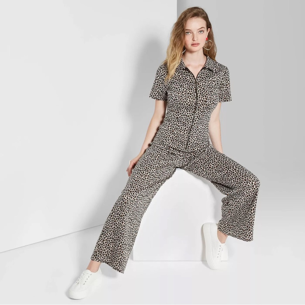 Wild Fable 2x Leopard Jumpsuit